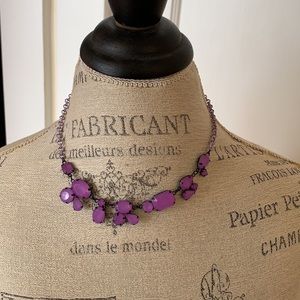Gorgeous purple J CREW necklace